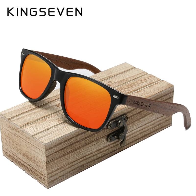 GAFAS KINGSEVEN 2023 UNISEX VASTAGO DE MADERA NATURAL