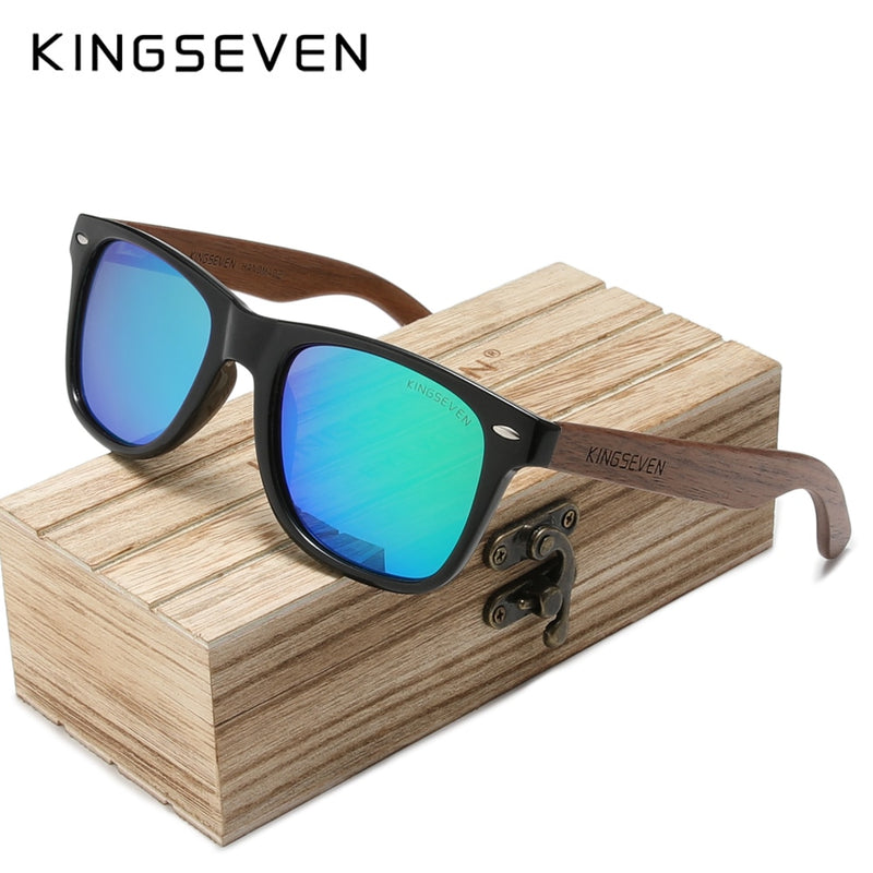 GAFAS KINGSEVEN 2023 UNISEX VASTAGO DE MADERA NATURAL