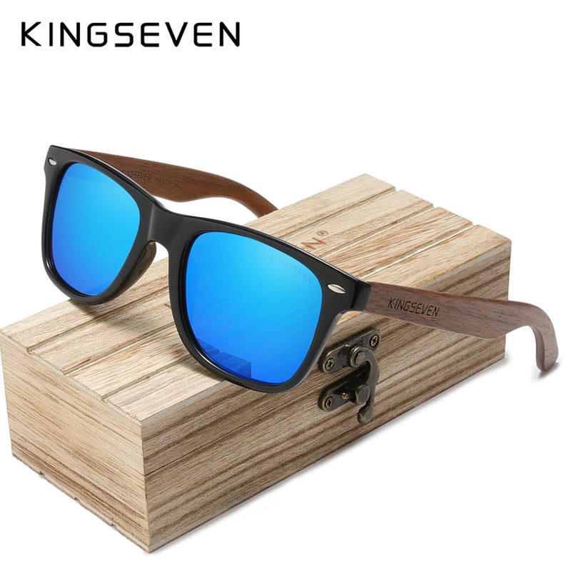 GAFAS KINGSEVEN 2023 UNISEX VASTAGO DE MADERA NATURAL