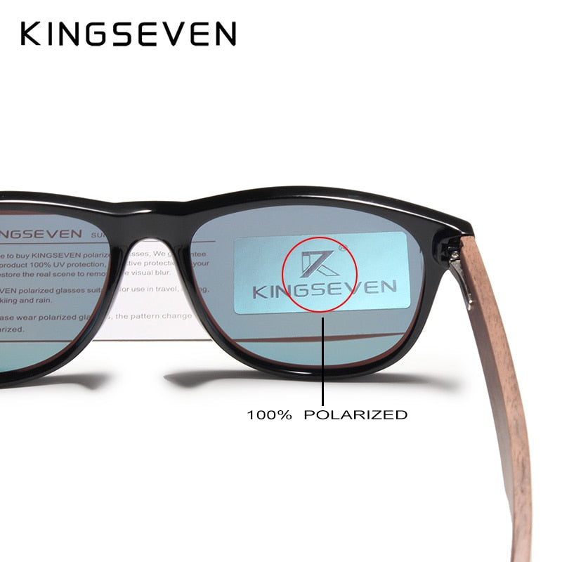 GAFAS KINGSEVEN 2023 UNISEX VASTAGO DE MADERA NATURAL