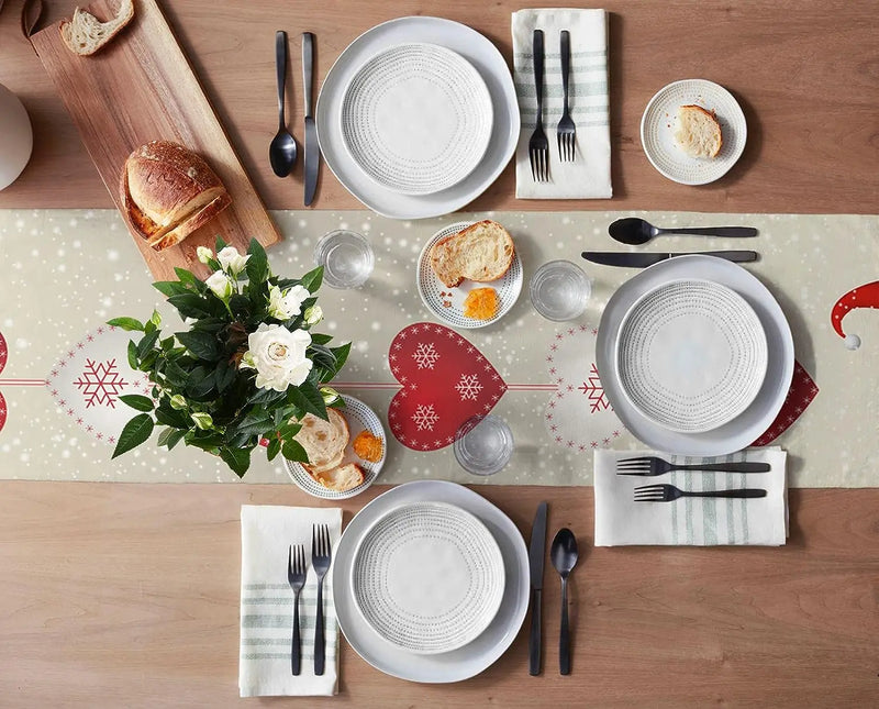 Decoração de mesa de Jantar em linho - Natal / Fim de ano 2024