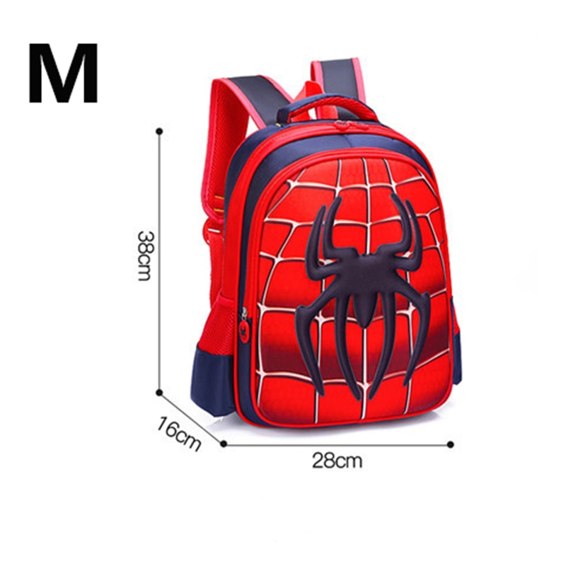 Mochila Escola 3D, impermeável  - Homem Aranha ( com e sem estojo escolar)