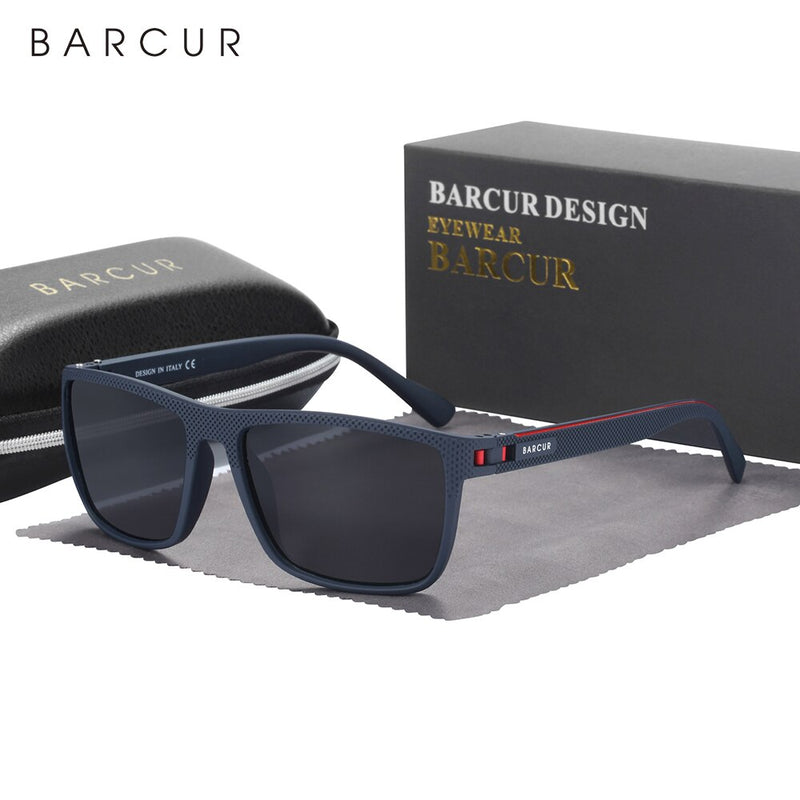 BARCUR Design TR90 Óculos de Sol (Inclui Caixa/Bolsa)